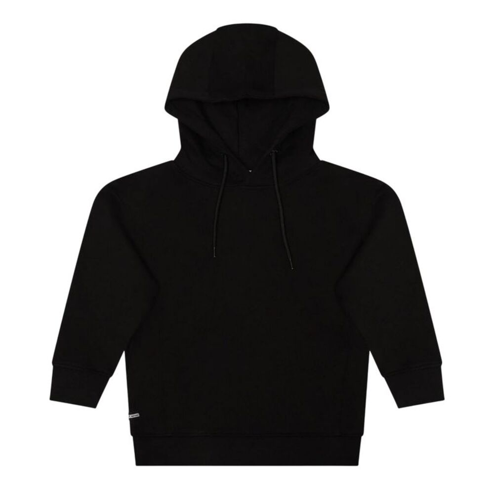 Weekend Offender Childrens/Kids Yensei Button 3/4 Sleeve Hoodie / Black